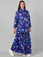 Load image into Gallery viewer, ELSA SKIRT TOP NAVY BLUE