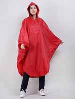 Load image into Gallery viewer, SUZY PONCHO RED Evershine