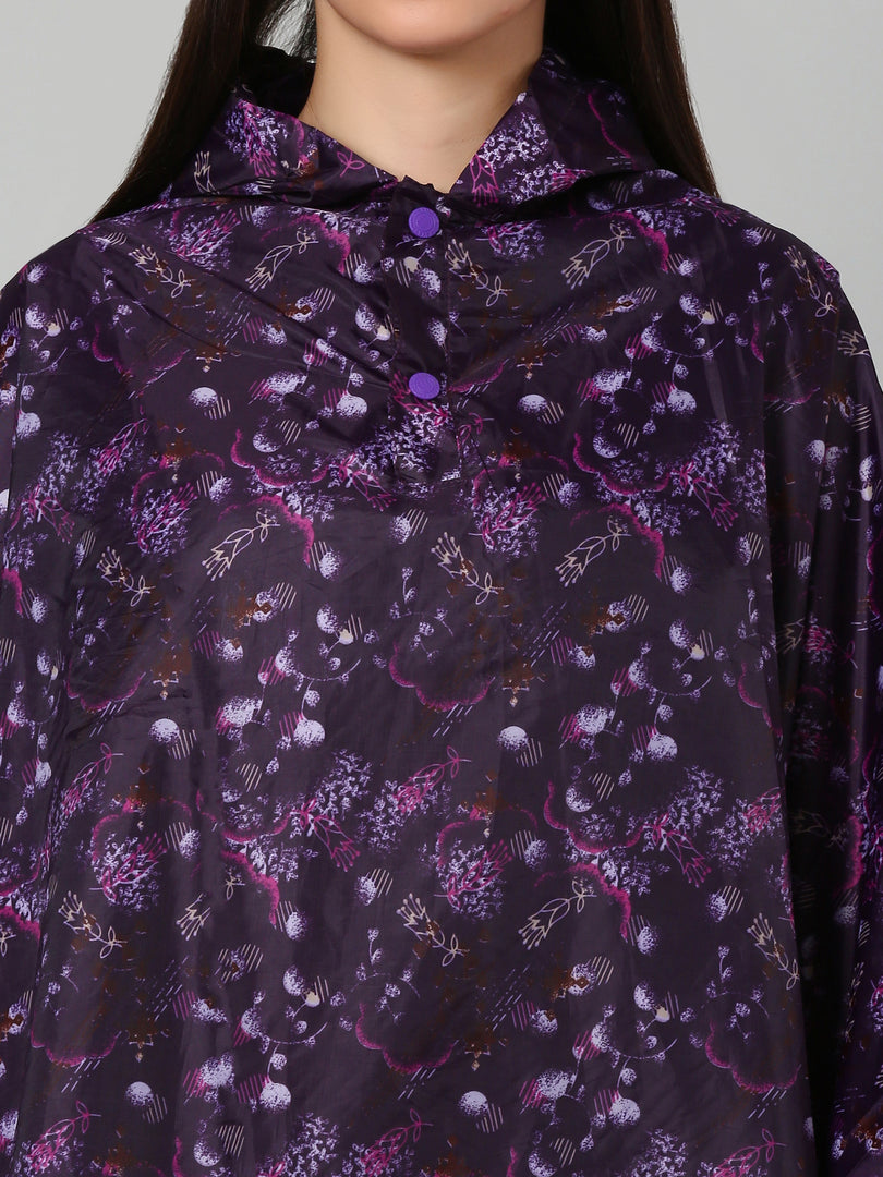 LILY PONCHO VOILET