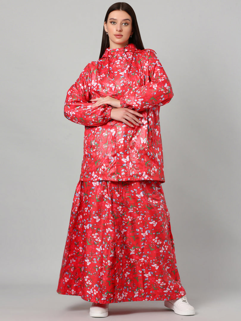 ELSA SKIRT TOP RED