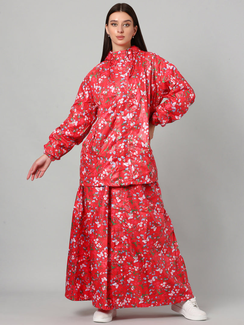 ELSA SKIRT TOP RED