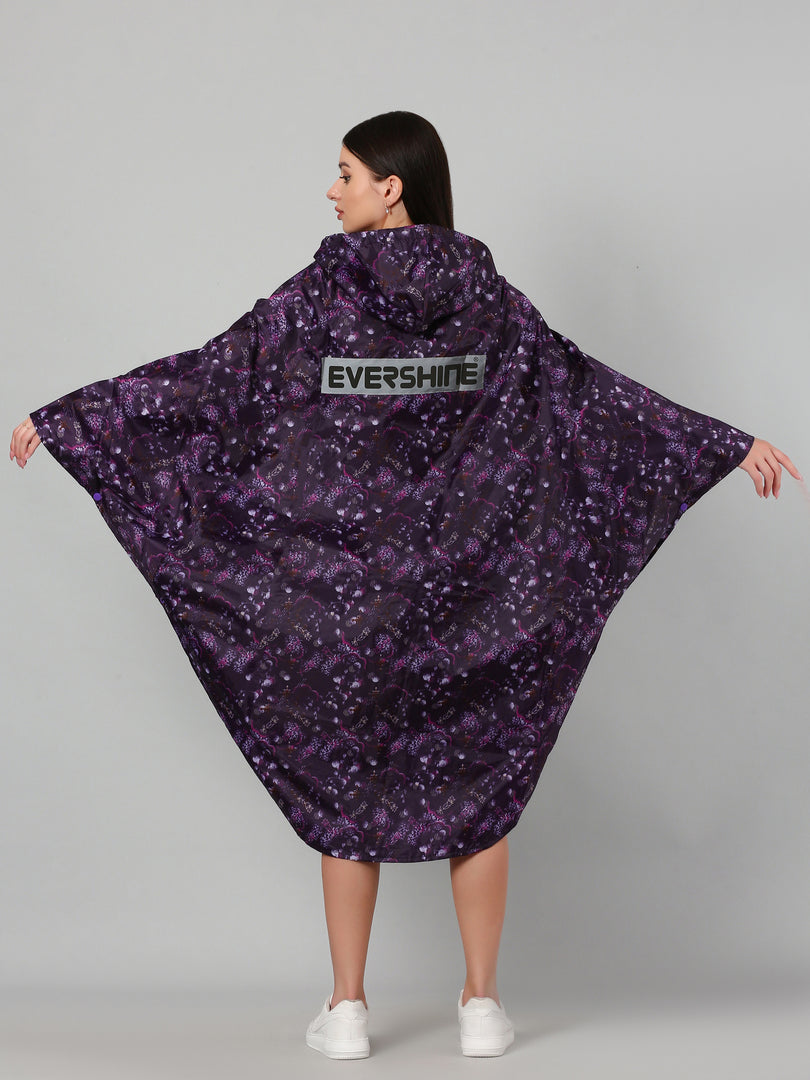 LILY PONCHO VOILET
