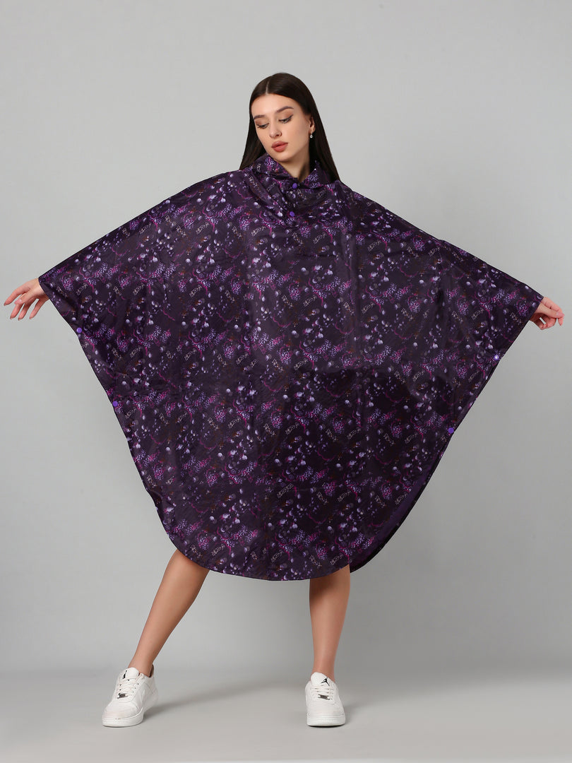 LILY PONCHO VOILET