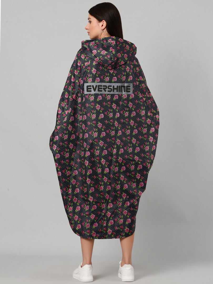 LILY PONCHO BLACK